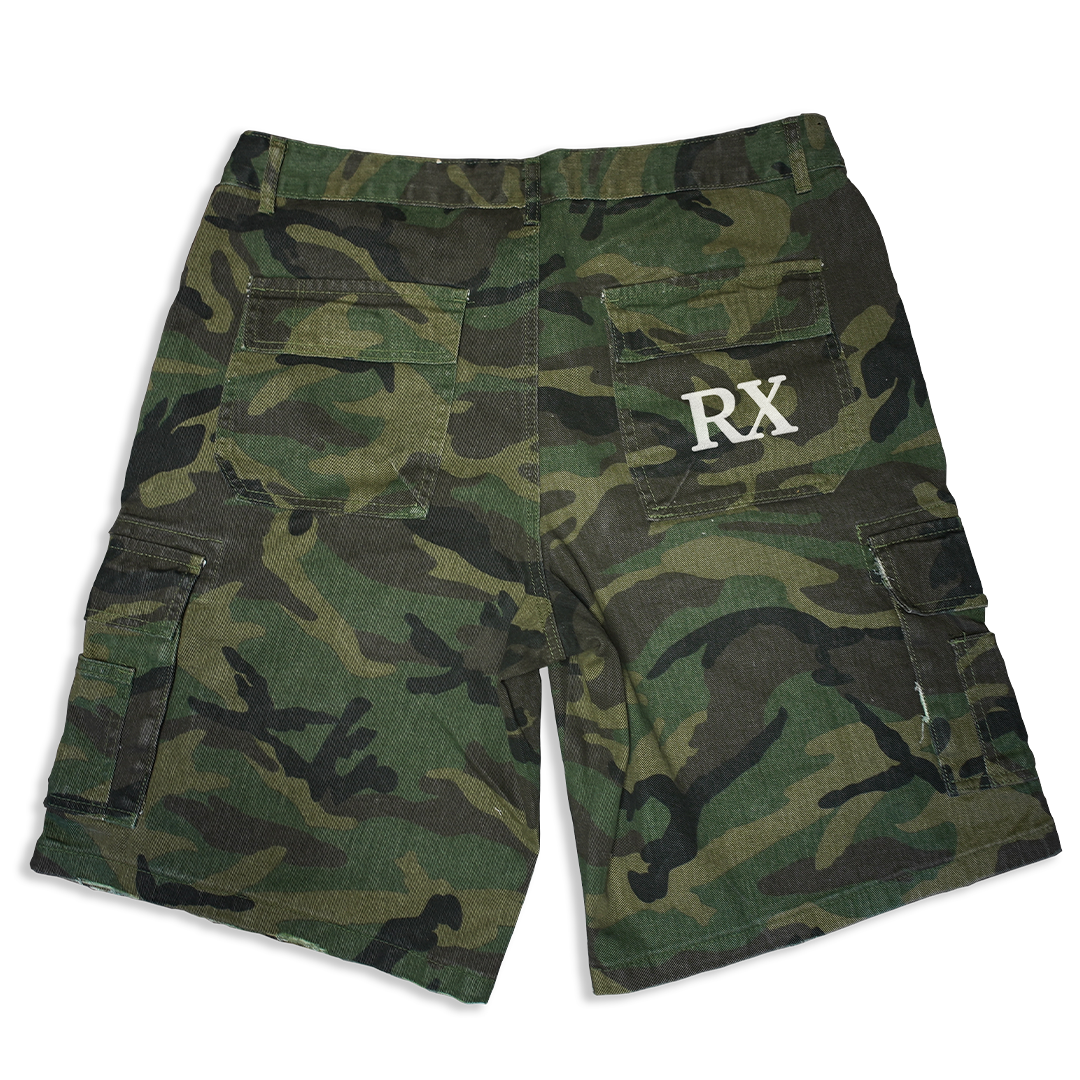 MENTAL WARFARE CAMO SHORTS