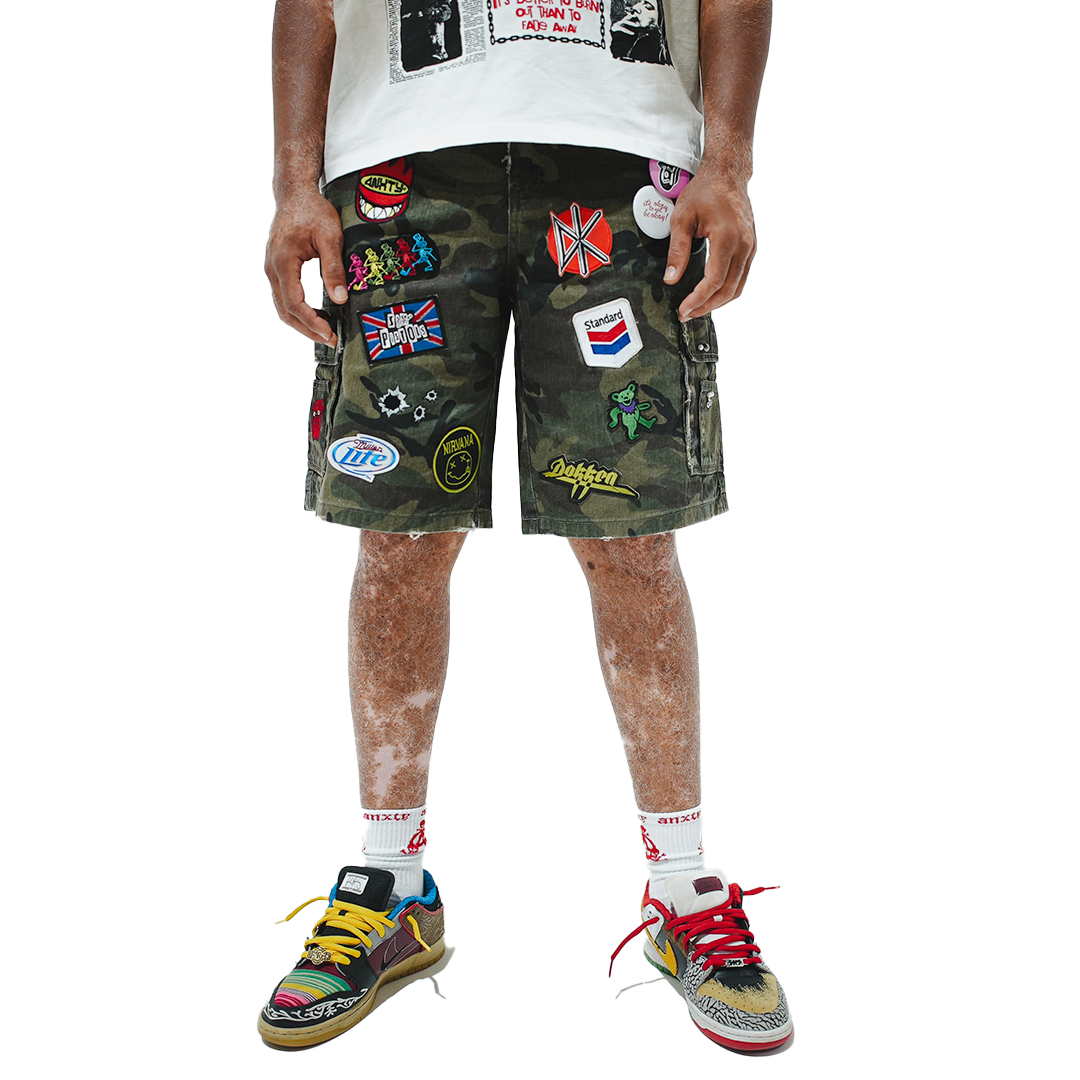 MENTAL WARFARE CAMO SHORTS