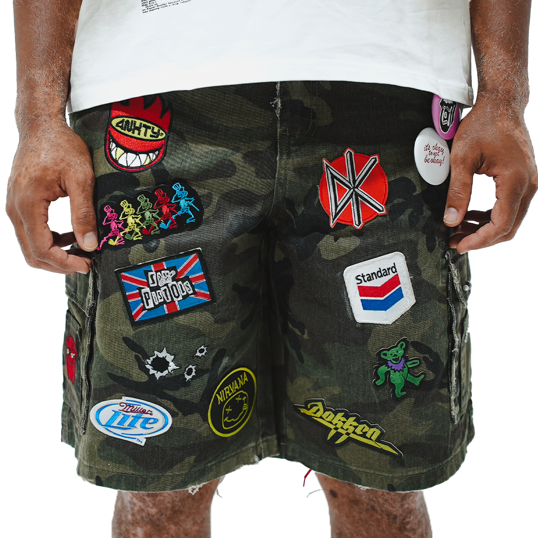 MENTAL WARFARE CAMO SHORTS