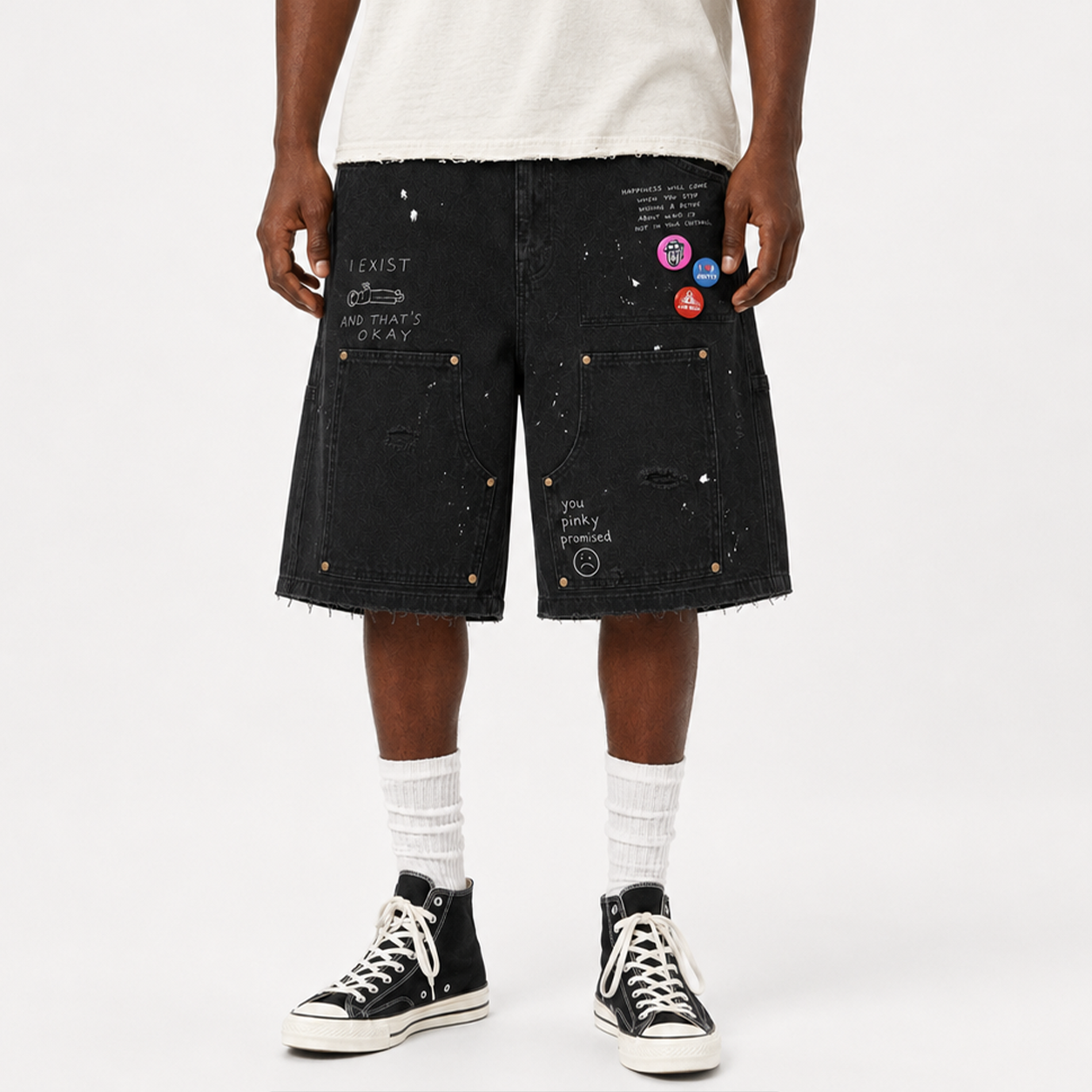 Pinky Promised Carpenter Shorts